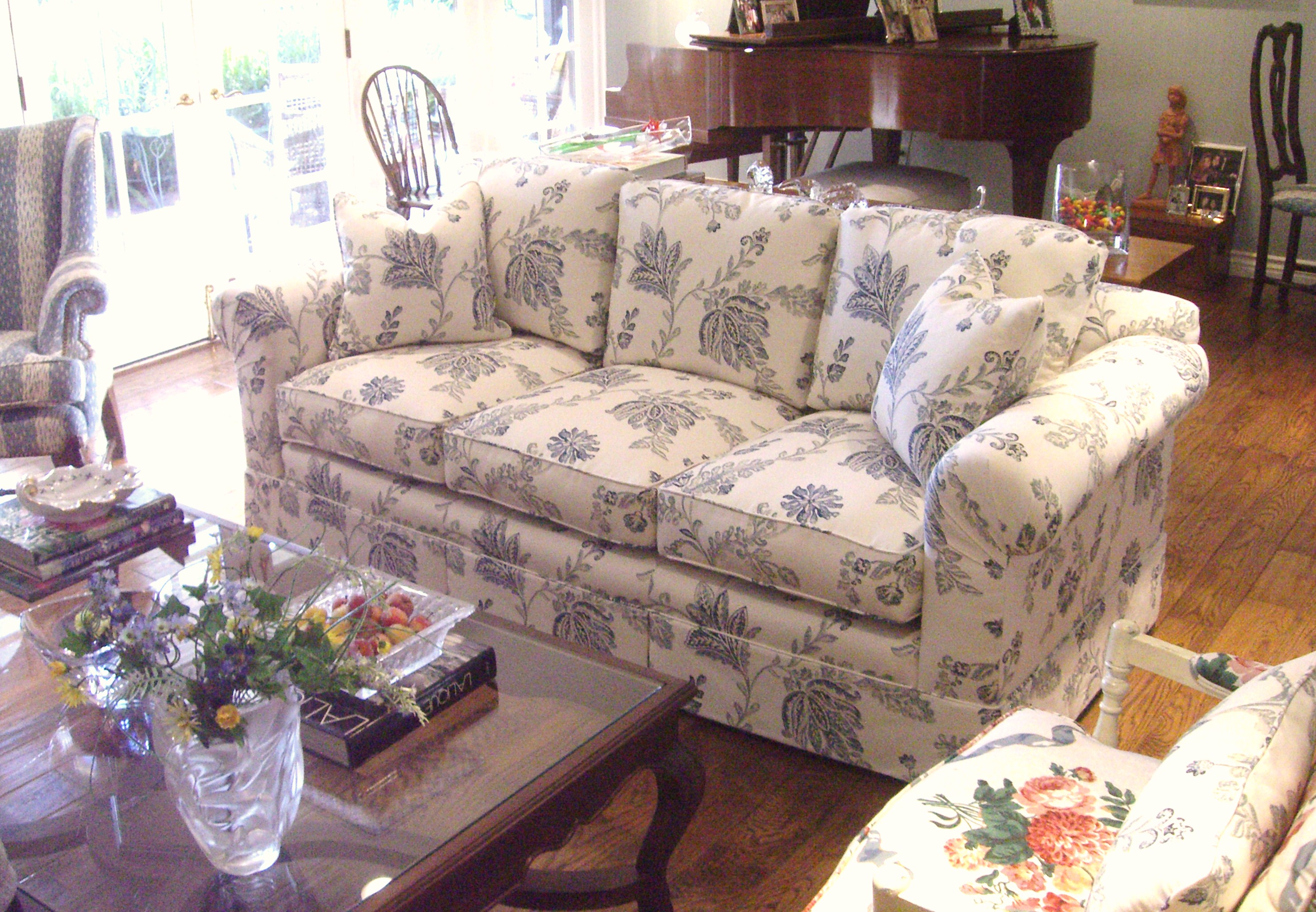 Reupholstered sofas sofa and chairs chair